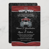 Königliche Märchen-Einladung Einladung (Vorne/Hinten)