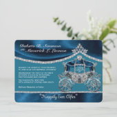 Königliche Märchen-Einladung Einladung (Stehend Vorderseite)