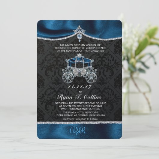 Königliche Messe Einladung (Stehend Vorderseite)