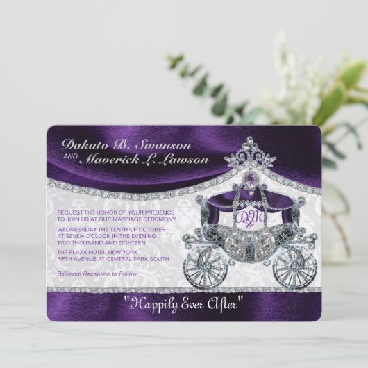 Königliche Messe Einladung (Stehend Vorderseite)