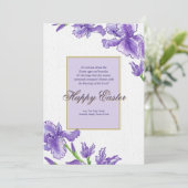 Königliche Ostern-Gruß-Karte Feiertagskarte (Stehend Vorderseite)