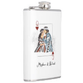 Königliche Paarkarte Flachmann (Rechts)