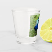 Königliche Pfauenpower Schnapsglas (Links)