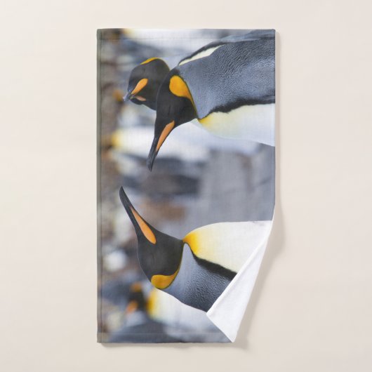 Königliche Pinguine Badhandtuch Set (Handtuch)