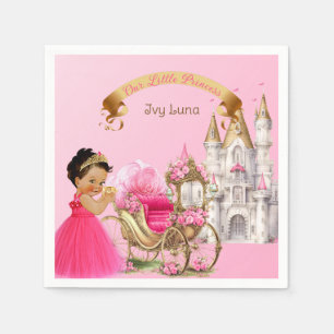 Königliche Prinzessin Burg Beförderung Pink Gold G Serviette