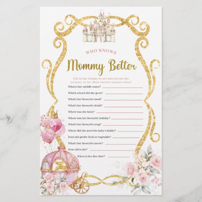 Königliche Prinzessin, die Mommy Better Games kenn (Vorderseite)