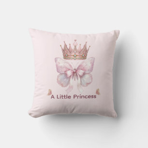 Königliche Prinzessin Rosa Schmetterlingskrone Wur Kissen