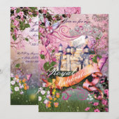 Königliche Prinzessin Unicorn Geburtstagsparty Ein Einladung (Vorne/Hinten)