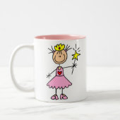 Königliche Prinzessin Wand Mug Zweifarbige Tasse (Links)