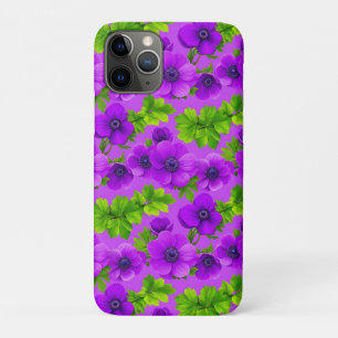 Königliche Purpur-Anemone Blüht✨Vibrante Florale E Case-Mate iPhone Hülle