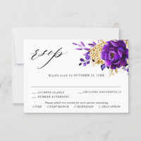 Königliche Purpur-Violett-Gold-Blumen-Botanische H