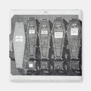 Königliche Särge an Westminster Abbey Magnet