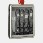 Königliche Särge an Westminster Abbey Silbernes Ornament (Rechts)