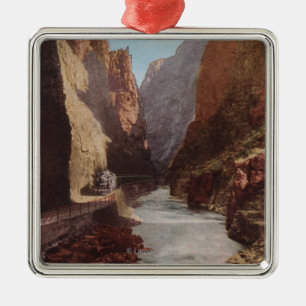 Königliche Schlucht, Co - Ansicht des Zugs, Fluss Silbernes Ornament