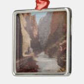 Königliche Schlucht, Co - Ansicht des Zugs, Fluss Silbernes Ornament (Links)