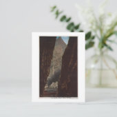 Königliche Schlucht, CO - Ansicht eines Crevice in Postkarte (Stehend Vorderseite)