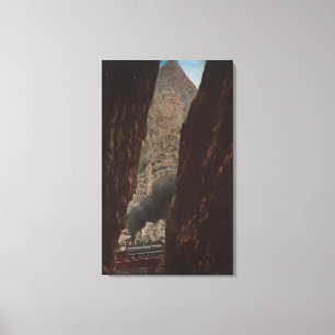 Königliche Schlucht, Co - Ansicht eines Spaltes i Leinwanddruck