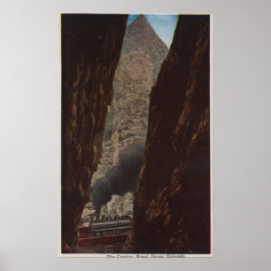 Königliche Schlucht, Co - Ansicht eines Spaltes in Poster