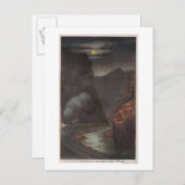 Königliche Schlucht, CO - Mondlicht Aussicht auf Z Postkarte (Vorne/Hinten)