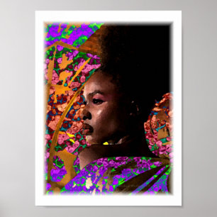 Königliche Schönheit Afrikas Poster