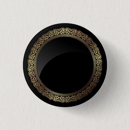 Königliche schwarze Taste Button (Vorderseite)
