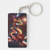 Königliche Sternserpenz des Universums. Schlüsselanhänger (Rückseite)