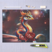 Königliche Sternserpenz des Universums. Seidenpapier (Handwerk)