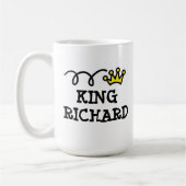 Königliche Tasse mit personalisiertem Namen (Links)