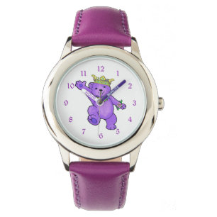 Königliche Teddybär-Prinzessin Armbanduhr