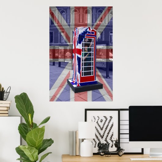 Königliche Telefonzelle Poster (Heimbüro)