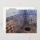 Königliche Toilette in Rosenborg Castle, Kopenhage Postkarte (Vorne/Hinten)