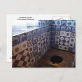 Königliche Toilette in Rosenborg Castle, Kopenhage Postkarte (Vorne/Hinten)