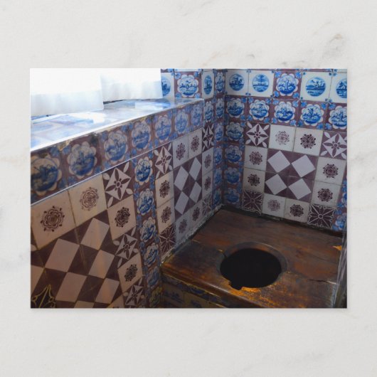 Königliche Toilette in Rosenborg Castle, Kopenhage Postkarte (Vorderseite)