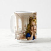 Königliche Traumprinzessin Kaffeetasse (Vorderseite Links)