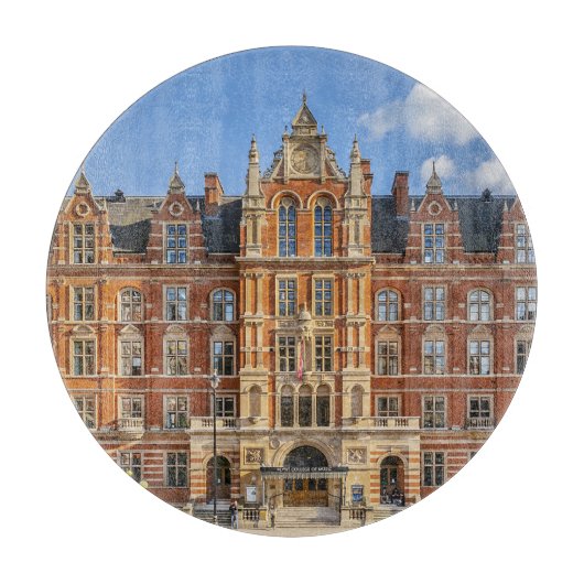 Königliche Uni der Musik: Sonnenuntergang. Schneidebrett (Vorderseite)