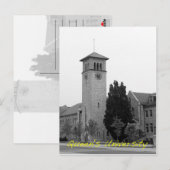 Königliche Universität Postkarte (Vorne/Hinten)
