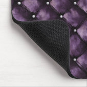 Königliche Violette Quadrate Mousepad (Ecke)