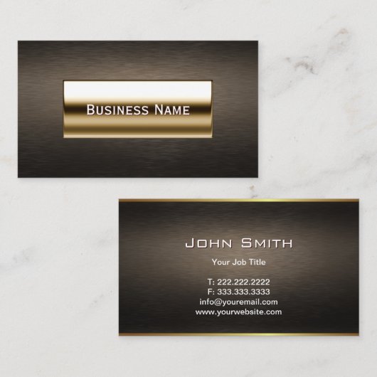 Königliche Visitenkarte (Vorne/Hinten)