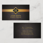 Königliche Visitenkarte (Vorne/Hinten)