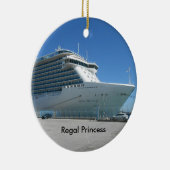 Königliche Weihnachtsbaum-Verzierung Prinzessin- Keramikornament (Rechts)