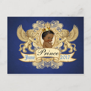 Königlicher afrikanischer Prinz Elegant Postcard Einladungspostkarte