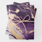 Königlicher Amethyst Geschenkpapier Set (Beispiel)
