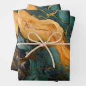 Königlicher Amethystwirbel Geschenkpapier Set (Beispiel)