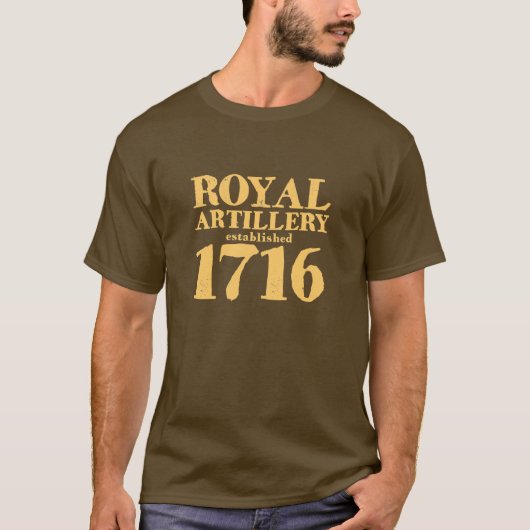 Königlicher Artillerie-T - Shirt 1716 (Vorderseite)