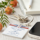 Königlicher Baby-Prinz George Commemorative Schlüsselanhänger (Vorderseite rechts)