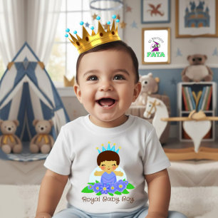 Königlicher Babyjunge Baby T-shirt