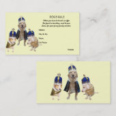 Königlicher Behandlungs-HundeBoarding Visitenkarte (Vorne/Hinten)
