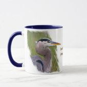 Königlicher blauer Reiher Tasse (Links)
