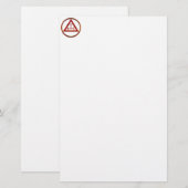 Königlicher Bogen-DreiergruppeTau Briefpapier (Vorne/Hinten)