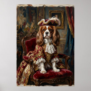 Königlicher Cavalier King Charles Spaniel Portrait Poster